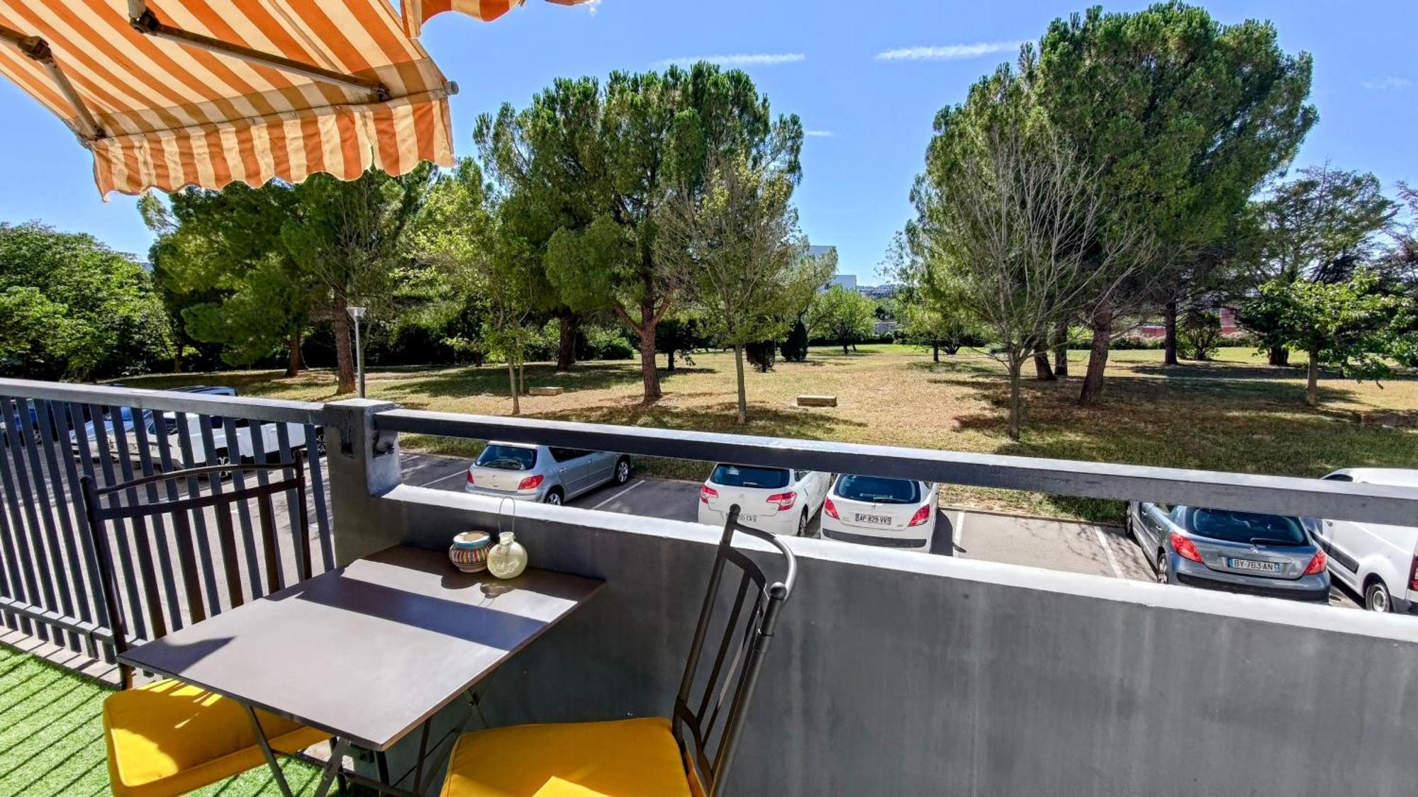 Studio Soleil Et Verdure - Montpellier Celleneuve Buitenkant foto